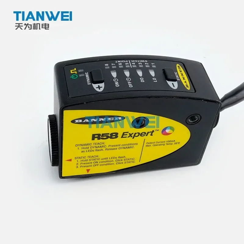 2026 4. 100% New and Original BANNER Photoelectric Sensor R58ECRGB1 in Stock Now Inquiry Price and Negotiable Price available
