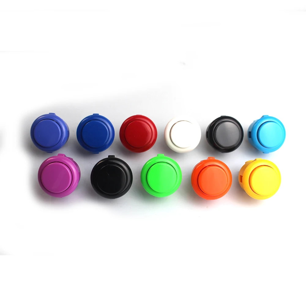 Original Japan SANWA OBSF-24 Round Push Button 24mm Arcade Switch For DIY Joystick Set PC PS/3 XBOX Game Parts