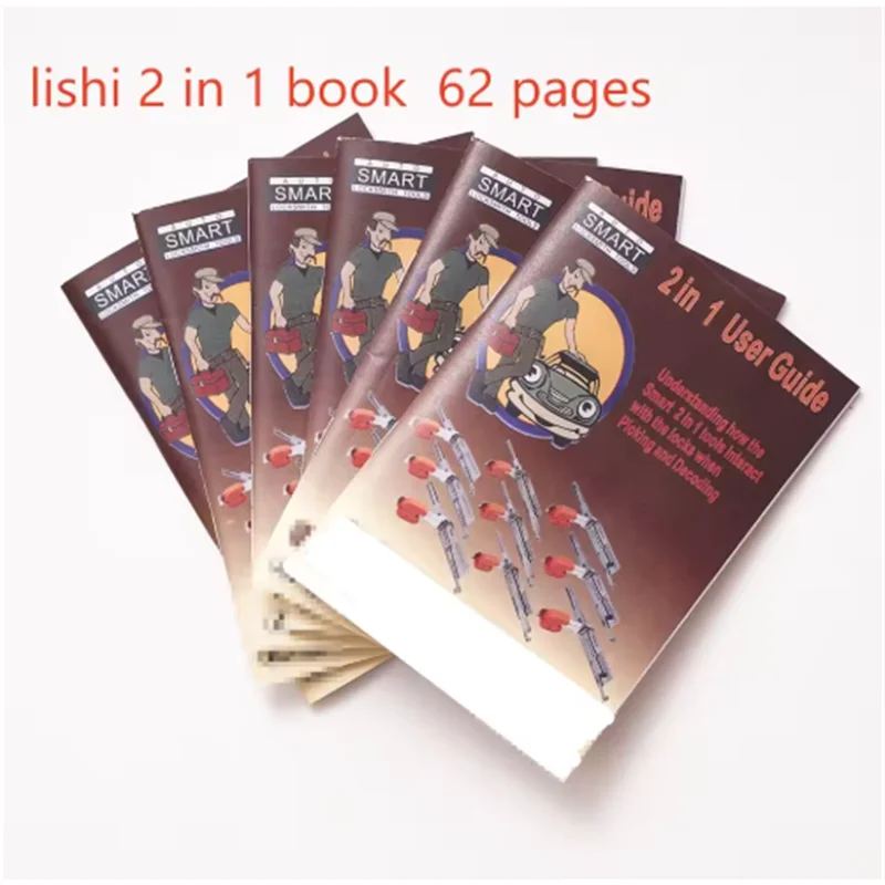 2026 new Lishi 2-in-1 Locksmith Tool User Manual Book Instruction Guide for Automotive Locks And Keys