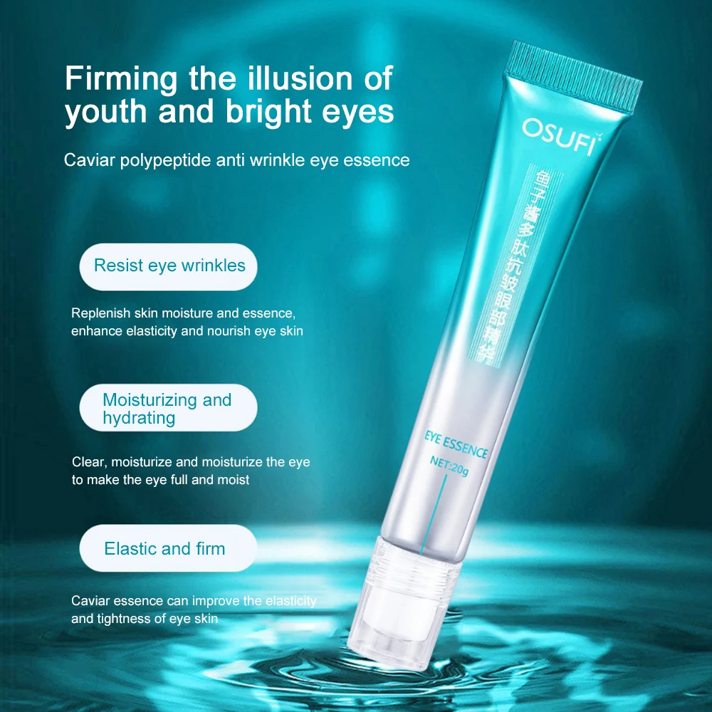 New Anti Wrinkle Eye Essence Reduces Eye Wrinkles Removes Eye Bags Dark Circles Moisturizes Skin Around Eyes Massage Eye Cream