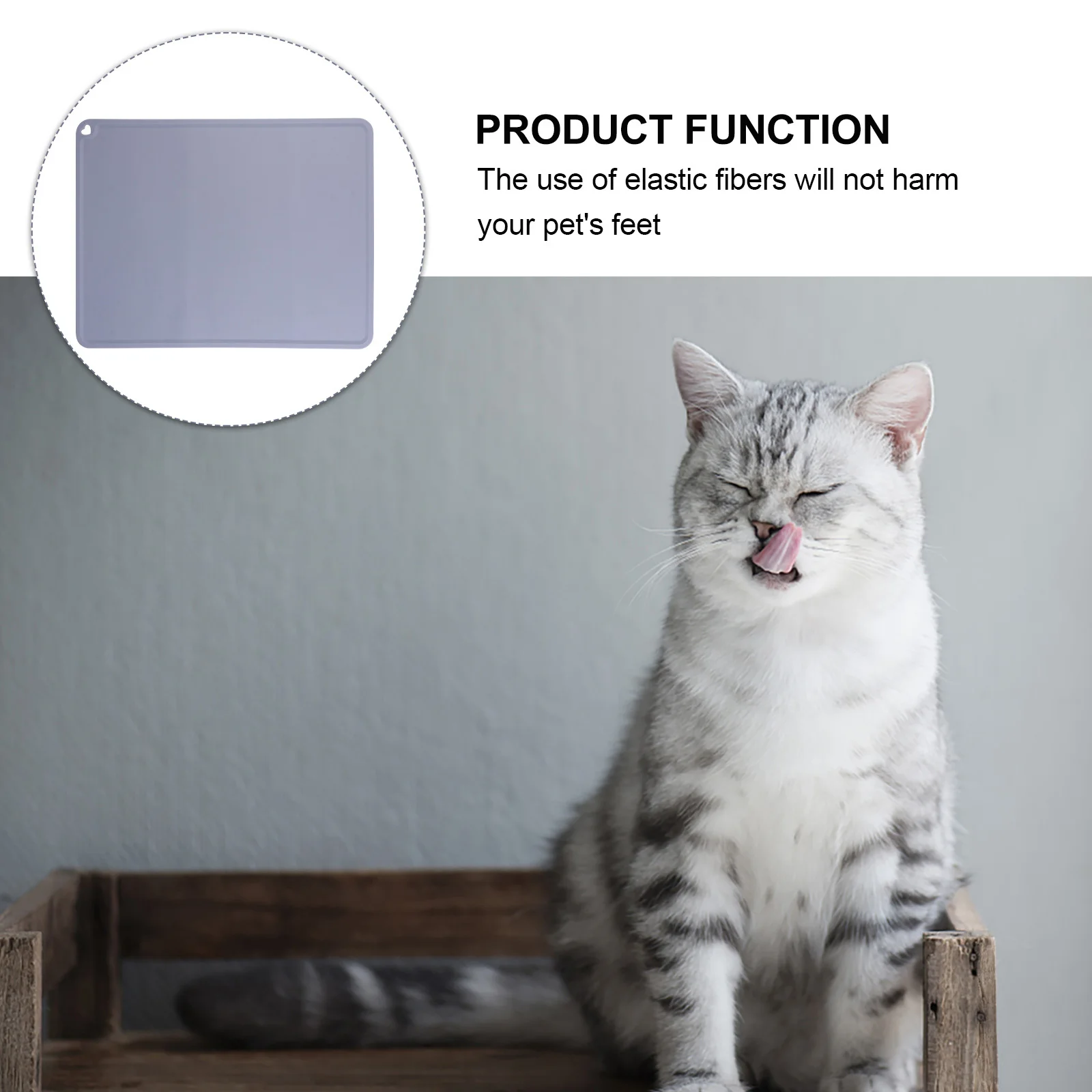 

Waterproof Silicone Pet Food Placemat Heart Pattern Anti-Slip Dog Feeding Mat Floor Protector Splatter Resistant Easy