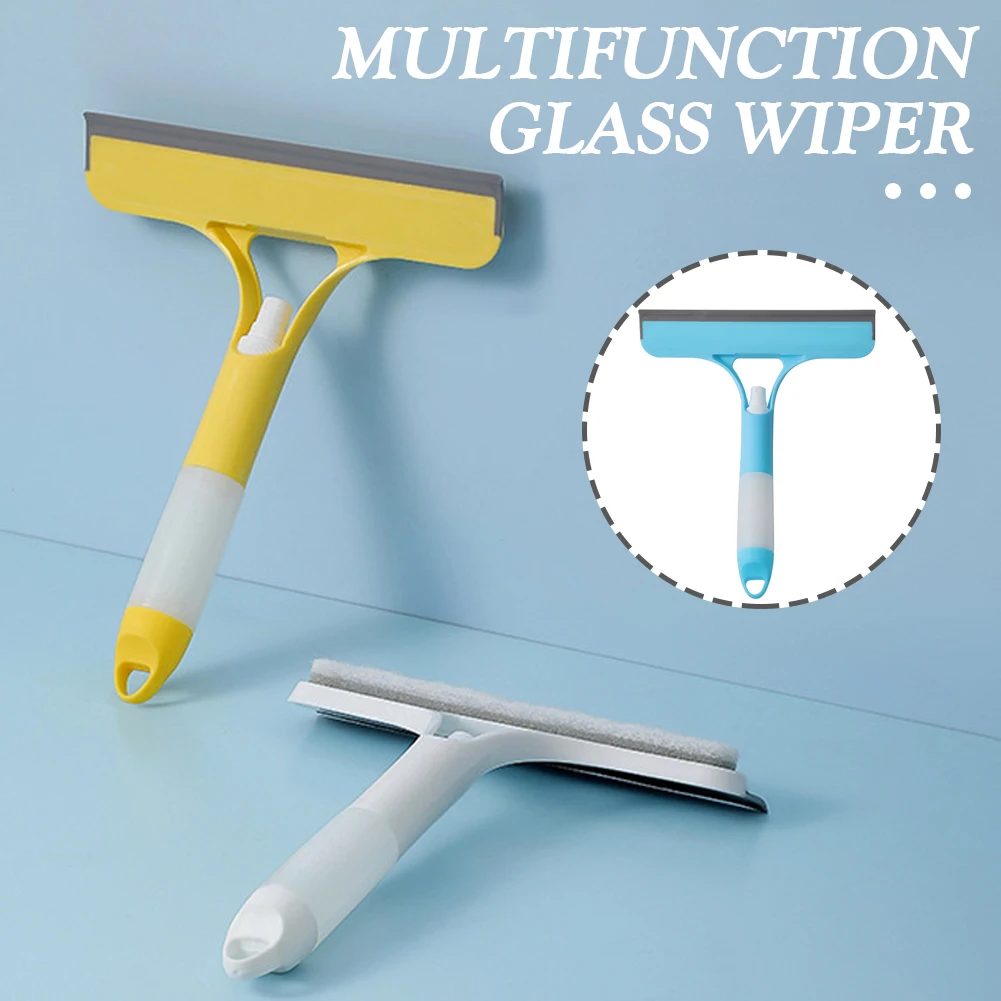 Bathroom Wiper Window Squeegee No Drilling Double-sided Shower Squeegee For Shower Door