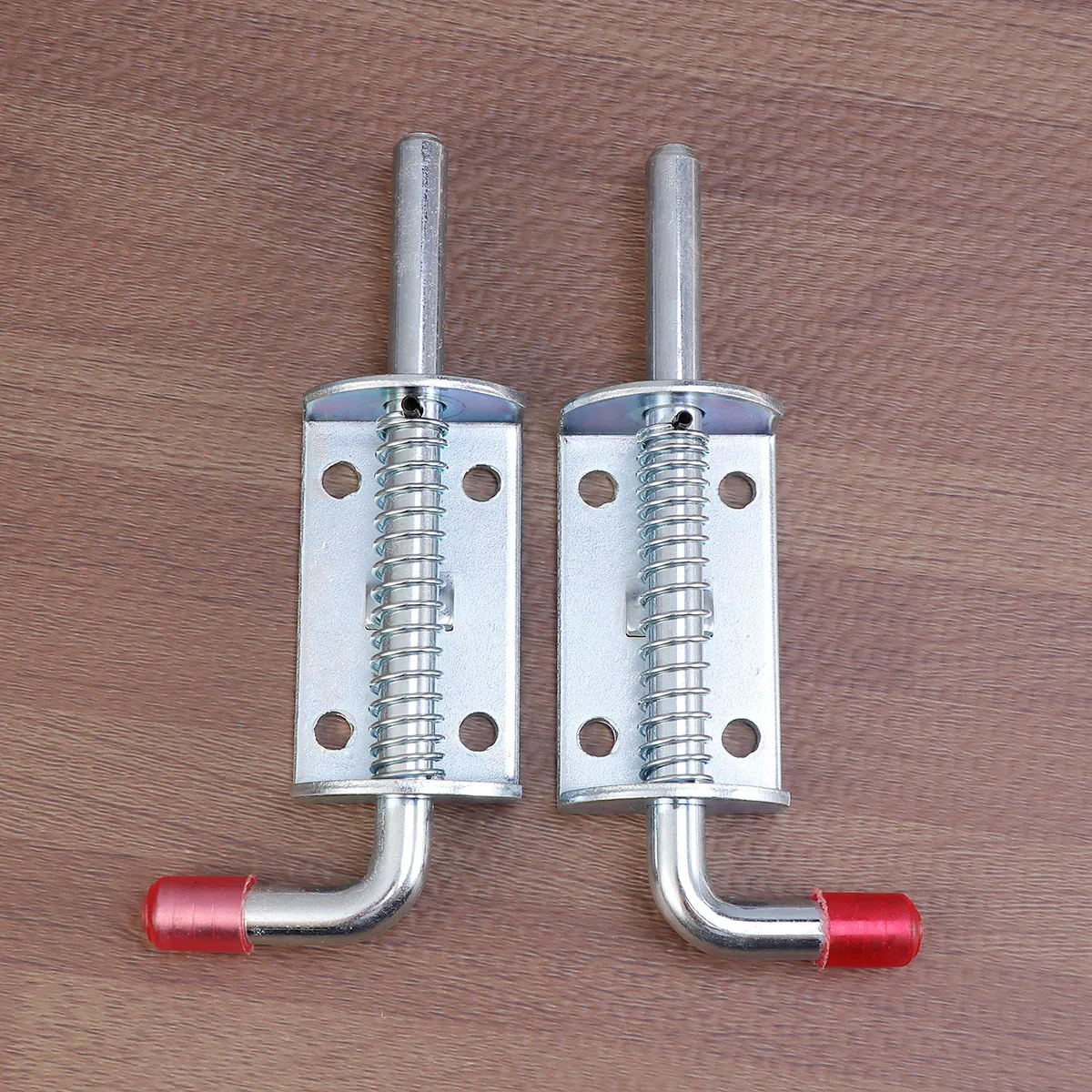 

2 Pcs Barrel Bolt Latch Cabinet Spring Dump Trailer Gate Pin Door Lock Chest Latches Hardware Professional Fastener