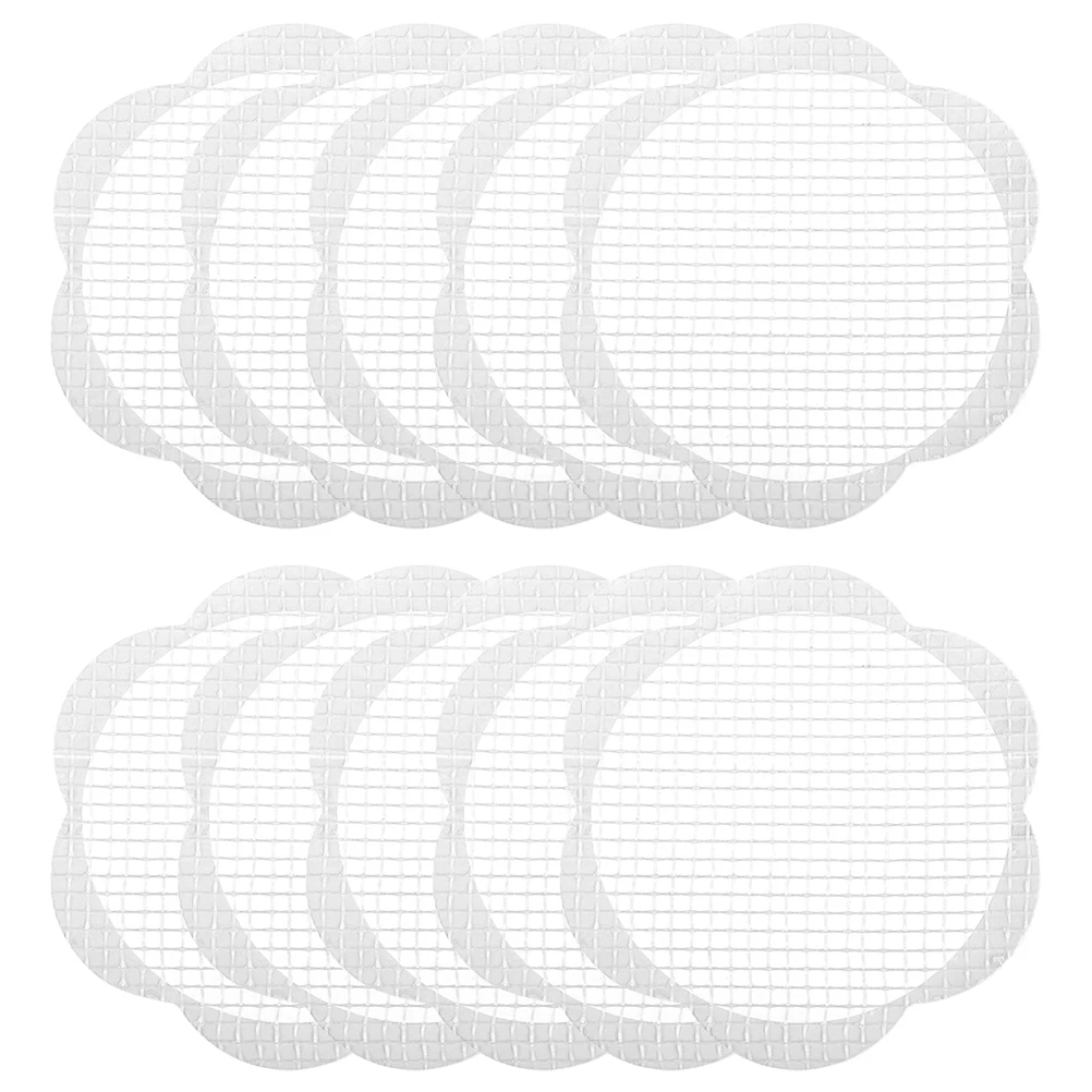 

10 Pcs Hair Strainer for Shower Filter Stickers Floor Drain Filtering Mesh Quality Home Supplies