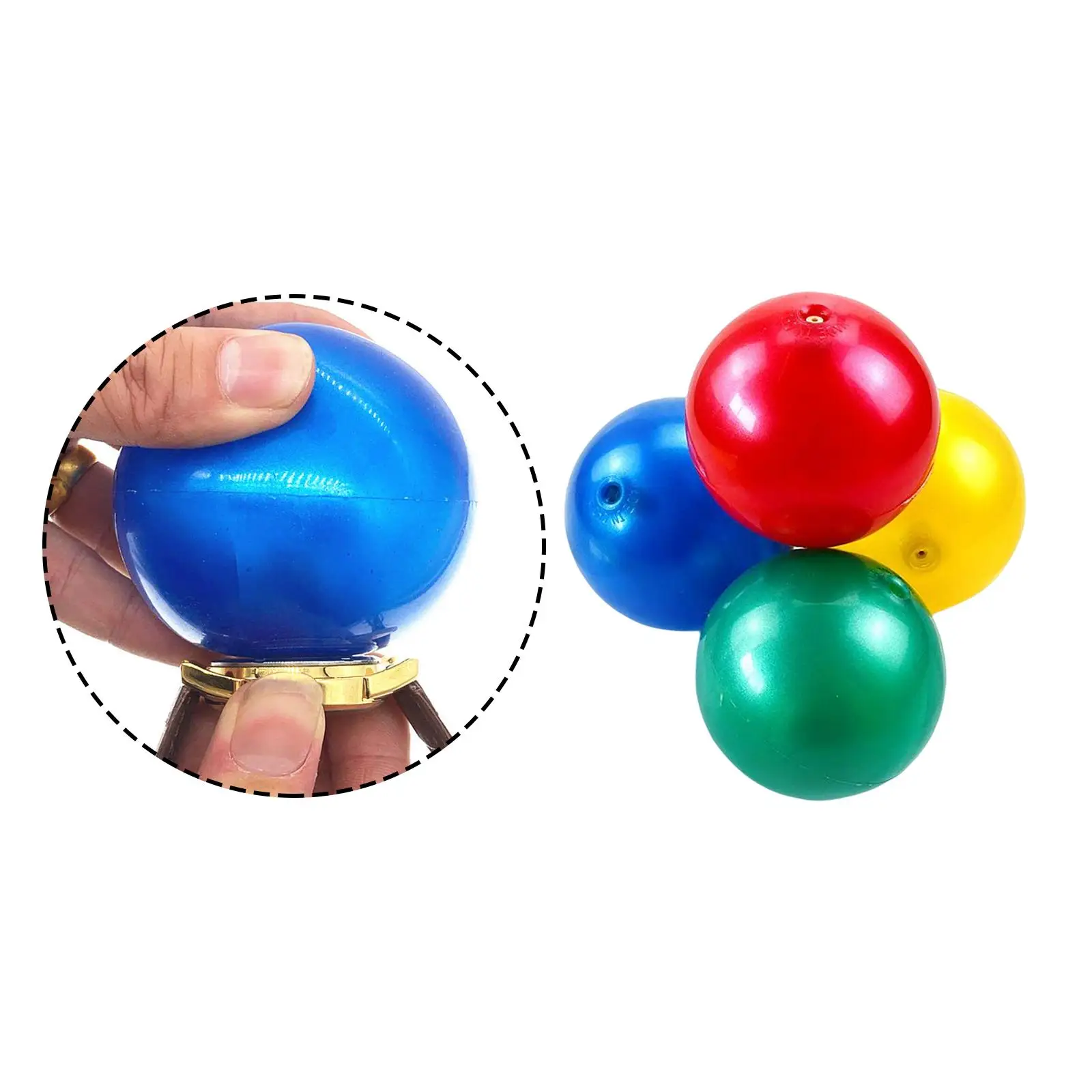 4x Rubber Case Ball Screwing Ball Inflatable Tool Accessories