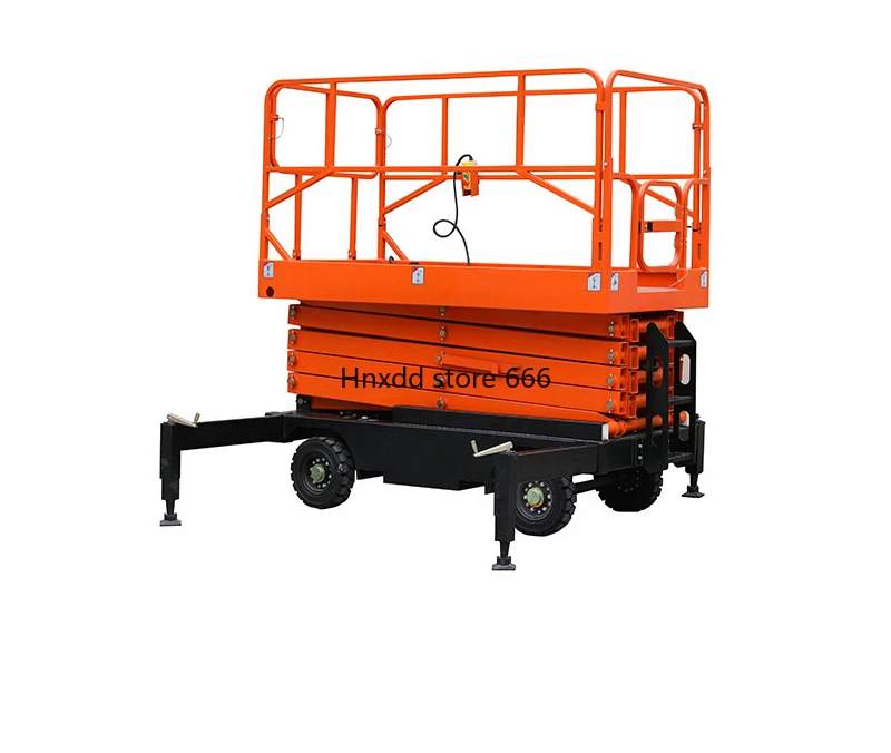 Scissor lift platform electric mobile climbing truck