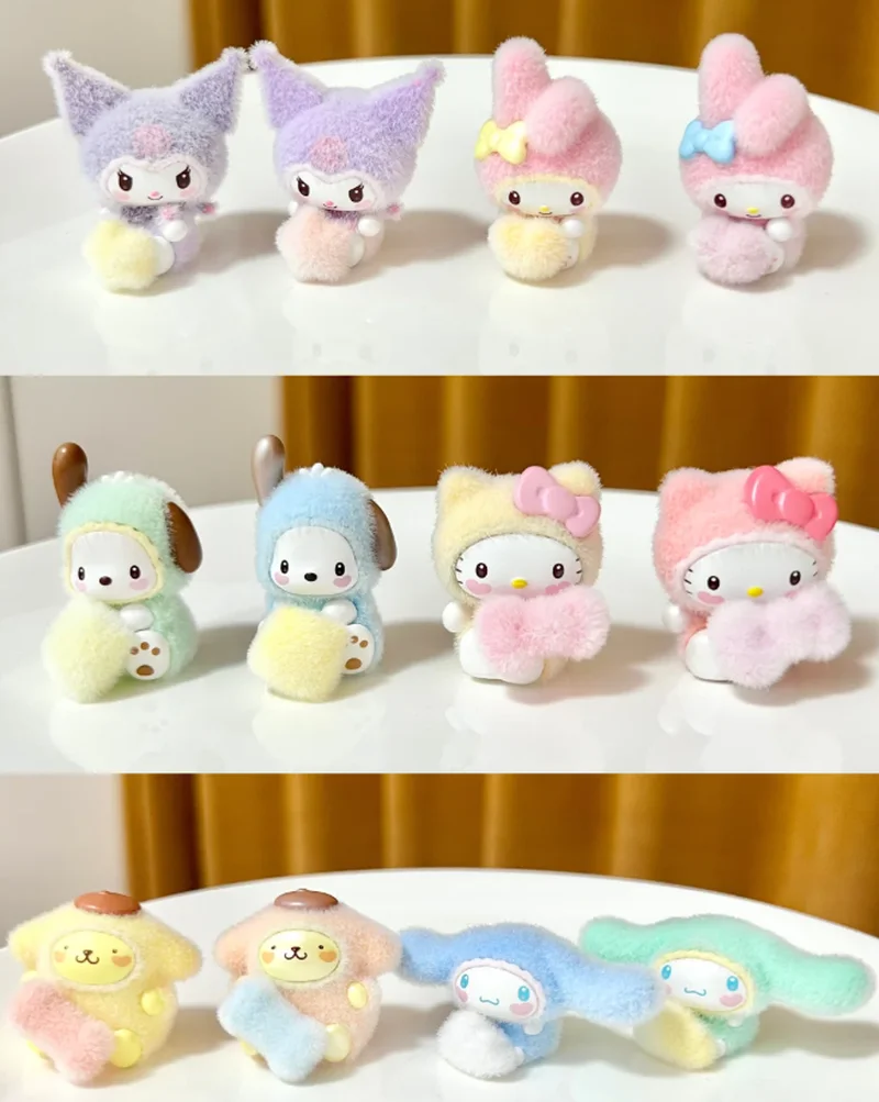 정품 미니 블라인드 백 시리즈 퍼리 리틀 베이비즈 컬렉션 키티 캣 코로모 벨벳 피규어 수집용 장난감