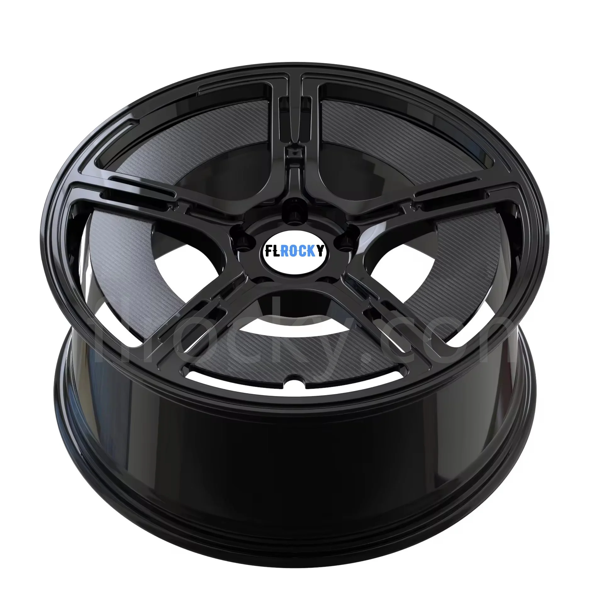 Flrocky Monoblock Customize Carbon Fiber Alloy Wheels for  Range Rover 5x130 5x114.3 Deep Concave 17-24 Inch