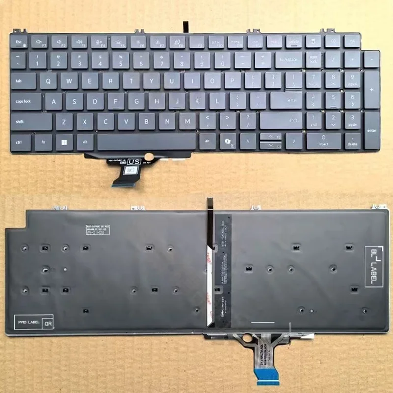 

WYORESY, новинка для Dell Pro 16 Plus PB16250 PB16255 P135F, подсветка для клавиатуры США.