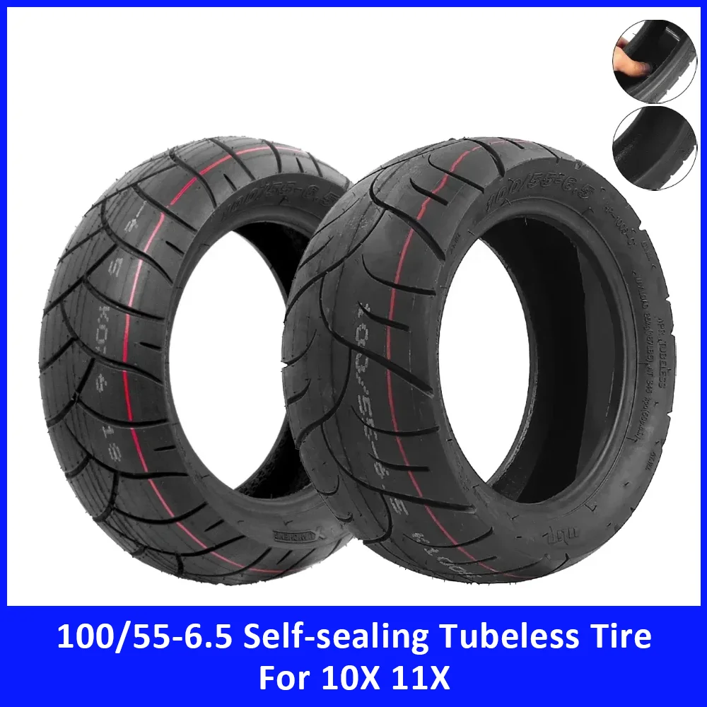 

100/55-6.5 Self-sealing Tire Tubeless Tire for Zero 10X 11X for Kaabo Mantis Wolf Warrior for Dualtron Scooter Vacuum Tyre Parts