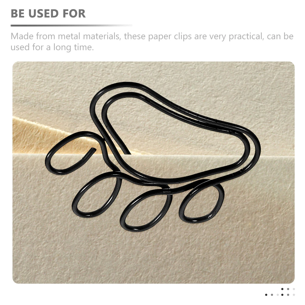 50 قطعة دبابيس ورق مخلب الإبداعية على شكل دبابيس ورق معدنية صغيرة الزخرفية وثيقة كليب اللوازم المكتبية مشابك ورق فريدة من نوعها #6