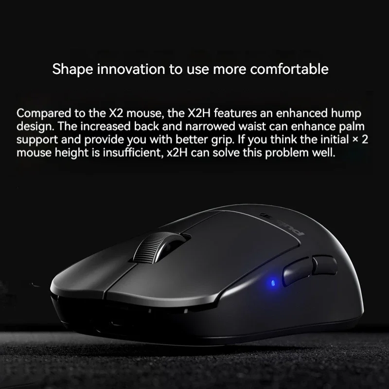 Imagem -02 - Pulsar-mouse sem Fio X2h X2hmini Luz Bluetooth Paw3395 Longo Serviço Gamer Esports para Escritório Computador Presente Novo