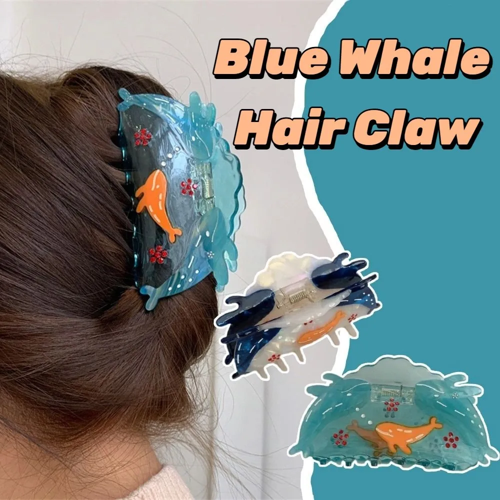 

Fashion Hair Clip Ocean Fish Hair Grab Shark Clip Hairpin Blue Whale Hair Claw Headwear Geometry Acetic Acid Shark Clip Female