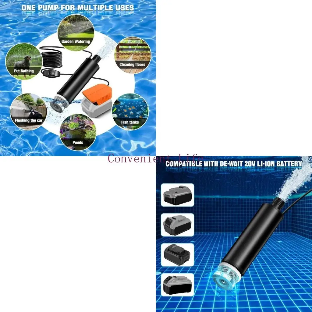 

L1EE портативные электрические насосы для перекачки воды, расход 30 л/мин, подъемный электроинструмент 16 футов для орошения,