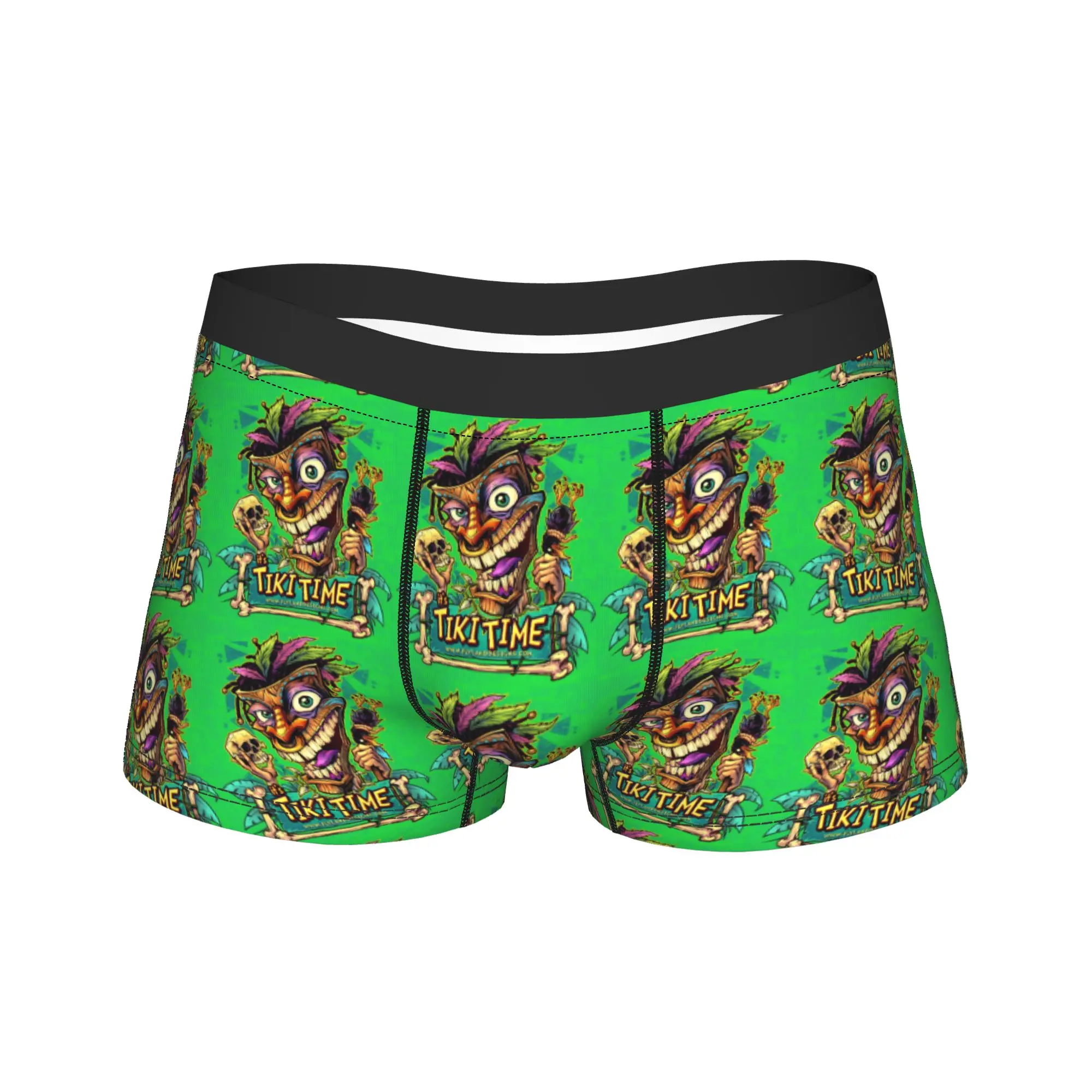 

Let's Tiki Underwear Pattern Trunk Trenky Men's Underpants Comfortable Boxer Brief Birthday Present