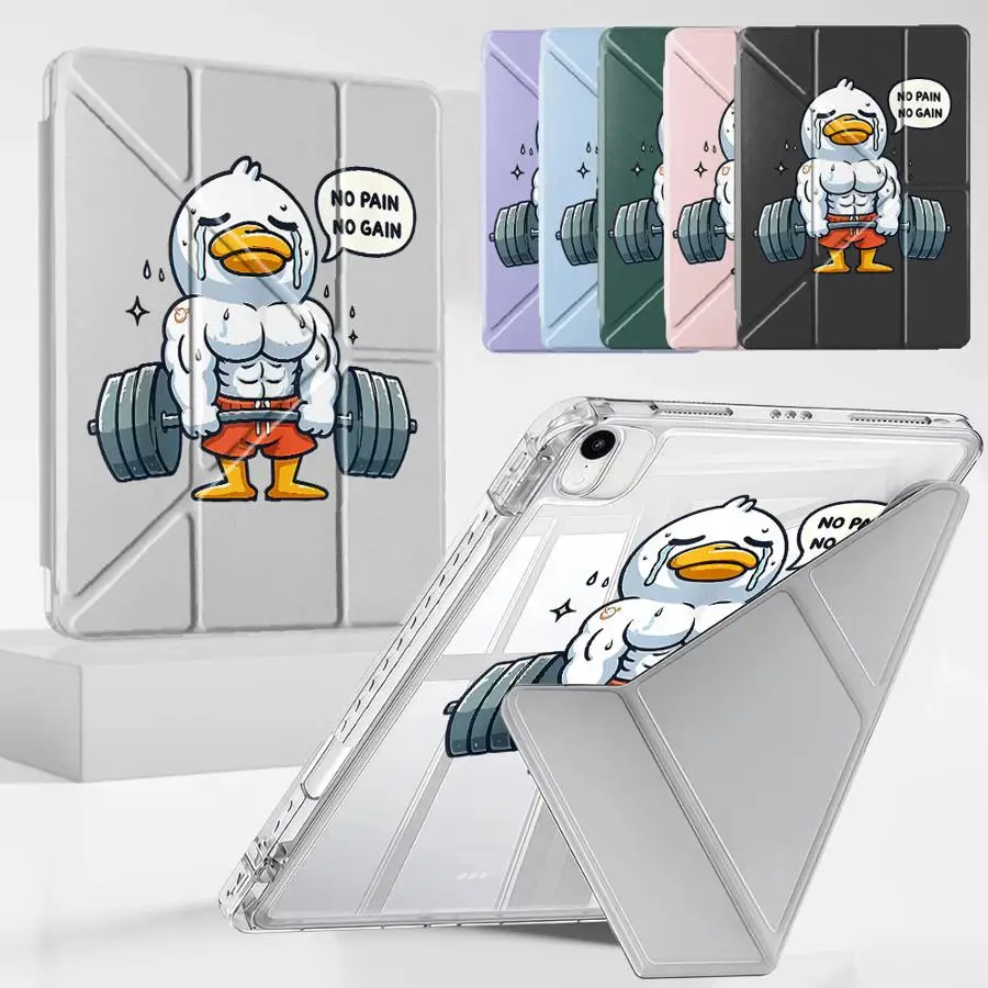 Tablet Case For iPad Pro 2025 Mini 6 7 Air 4 5 M3 M2 M4 11inch Pro 11th 10th 9th 8th 7th 12.9inch Holder Cover Y-Fold Stylish