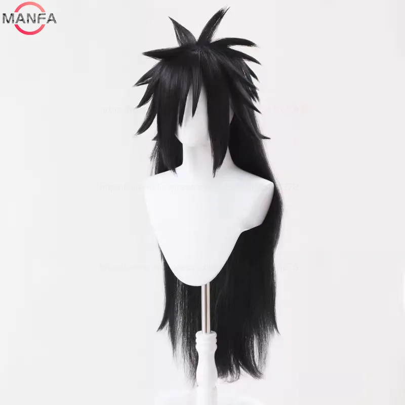 うちはマダラ-コスプレ用ウィッグ,合成毛,耐熱性,長い - AliExpress