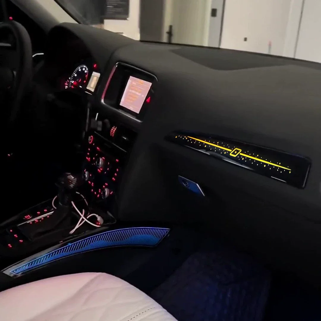 64 Symphony Colors Ambient Light for Audi A4 A5 B8 09-16 Interior Dynamic Lighting Car Accessories for Dashboard & Door Panels