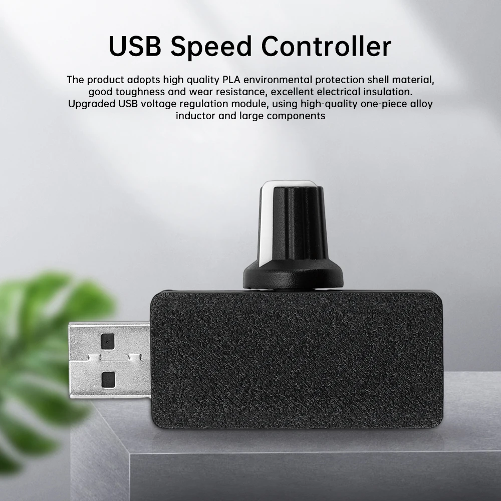 USB-A Speed Controller USB Fan Governor for Small USB Device Voltage Regulation Module