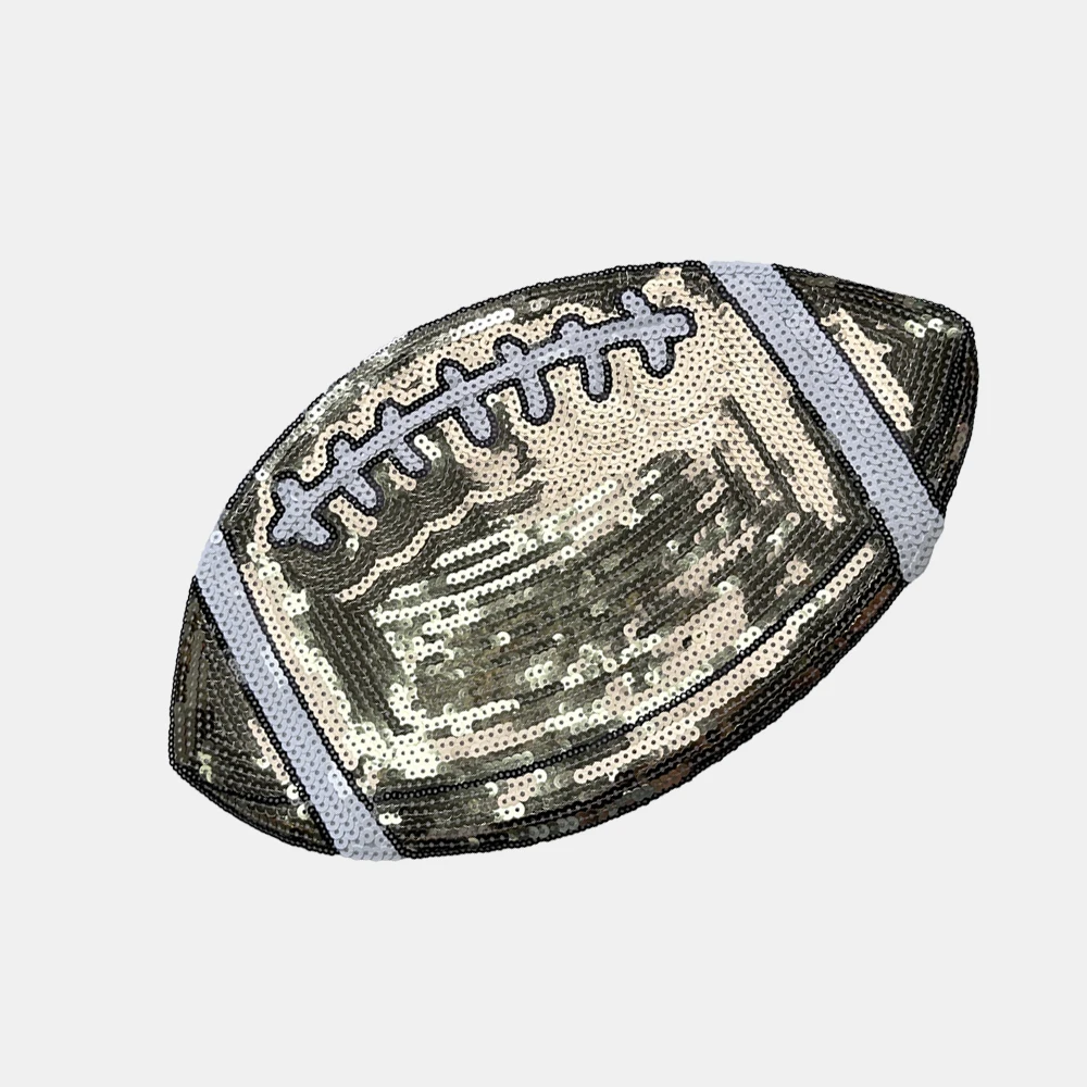 1 Piece 31*18 cm Sequined Patch Fashion Shining Iron on Patch for Clothing DIY Decoration Accessories Back Adhesive