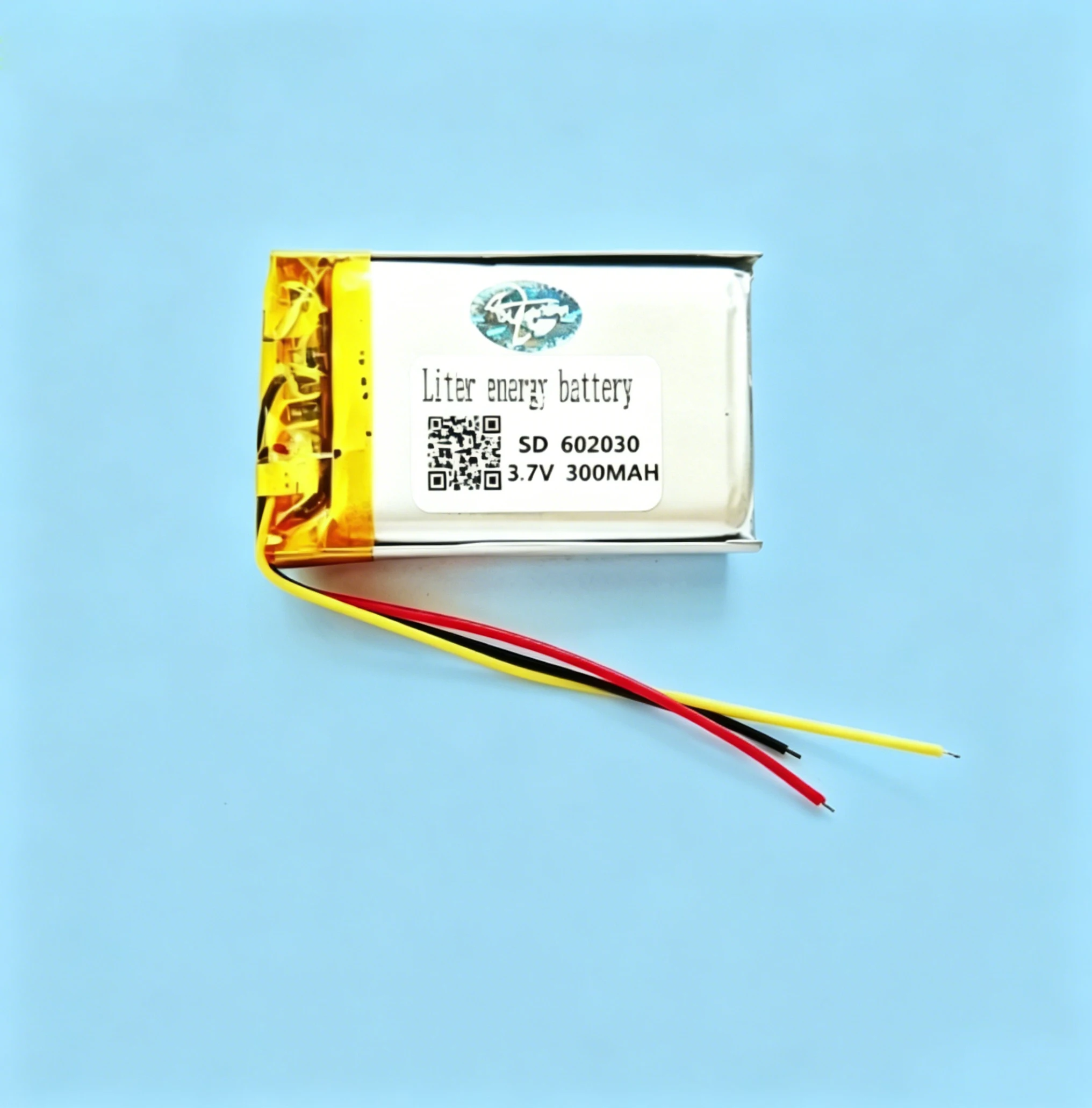 3 Line 602030 3.7V 300MAH Lithium-Ion Polymer Battery, Camera, MP3, MP4, DVD, GPS Navigator, Driving Recorder