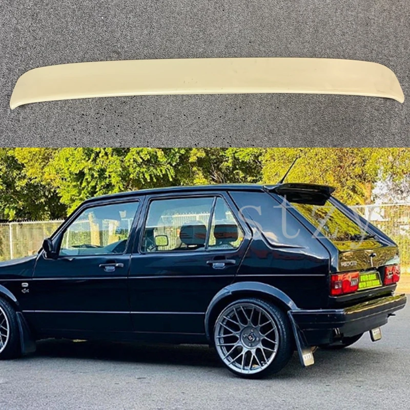 For Volkswagen Golf 1 Golf1 Mk1 Rabbit Citi Standard 1974-1983 Car Rear Roof Spoiler Splitter Rear Trunk Lip Cap