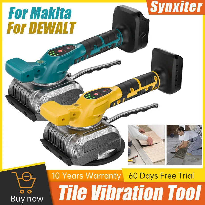 

Инструмент для вибрации плитки Synxiter для Makita, для DEWALT 18 В, аккумуляторная вибрационная машина для плитки, электроинструменты для напольной плитки, стены