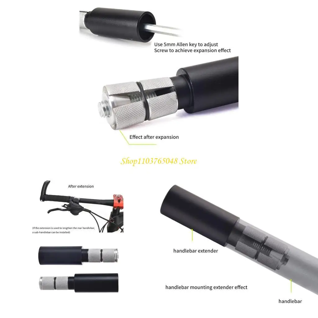 

2 шт. удлинители руля велосипеда, удлинители руля велосипеда из алюминиевого сплава для повышения комфорта и стабильности