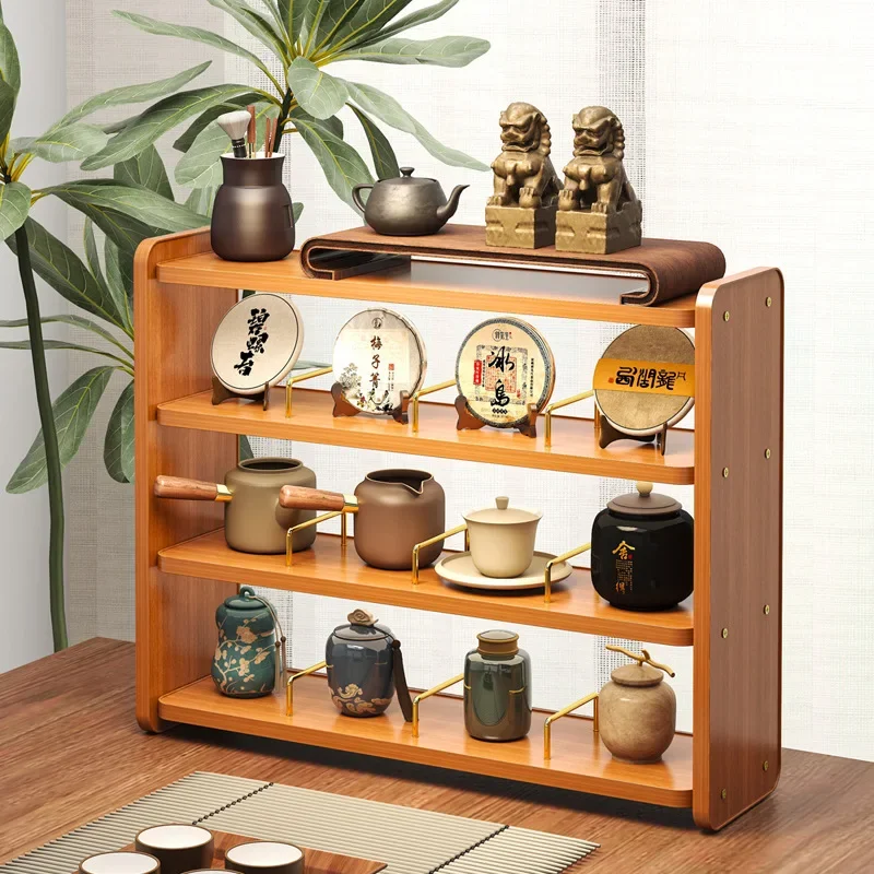 Multi-functional Household GoodsDesktop Cup Holder, Bogu Holder, Tea Room, Tea Set Placement Shelf