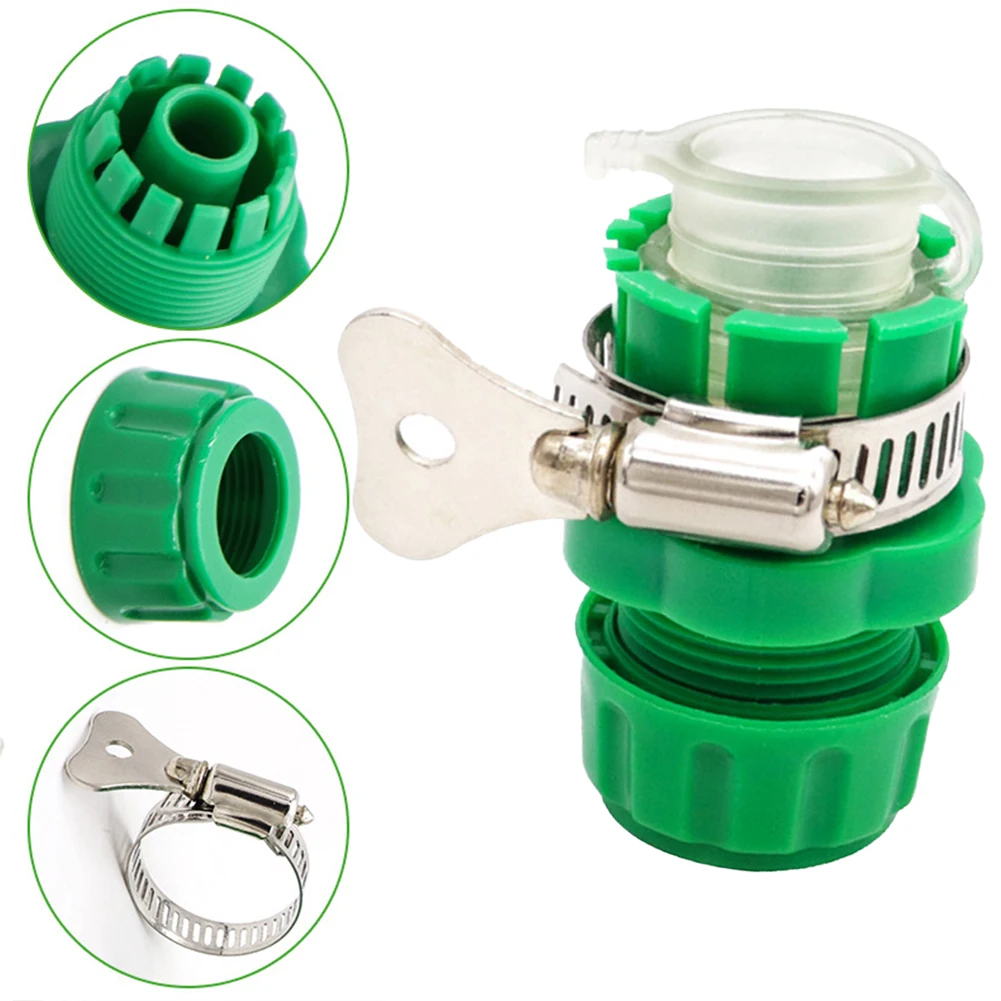 Faucet Adapter Water Hose Connector ABS Bubbler Function For Garden Watering Quick Connectors Rubber Versatile