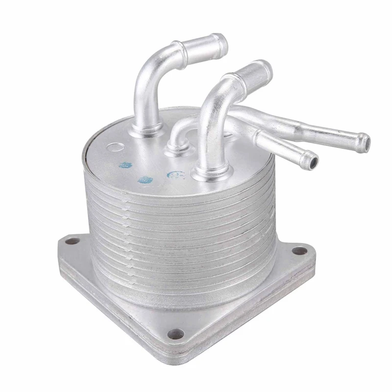 

Масляный радиатор, радиатор трансмиссии 68025160AA, серебристый металлический автомобильный радиатор для Mitsubishi, 1 шт.