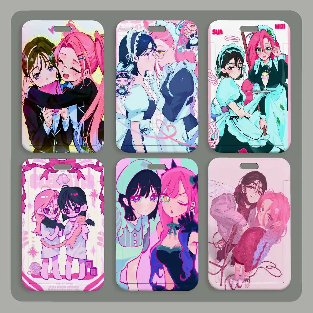 

Mizi&Sua Аниме ALIEN STAGE: Держатель для ID-карты, шейный ремешок, подвеска, держатель для бейджа, шнурок, брелок, чехол для рабочего пропуска, подарок