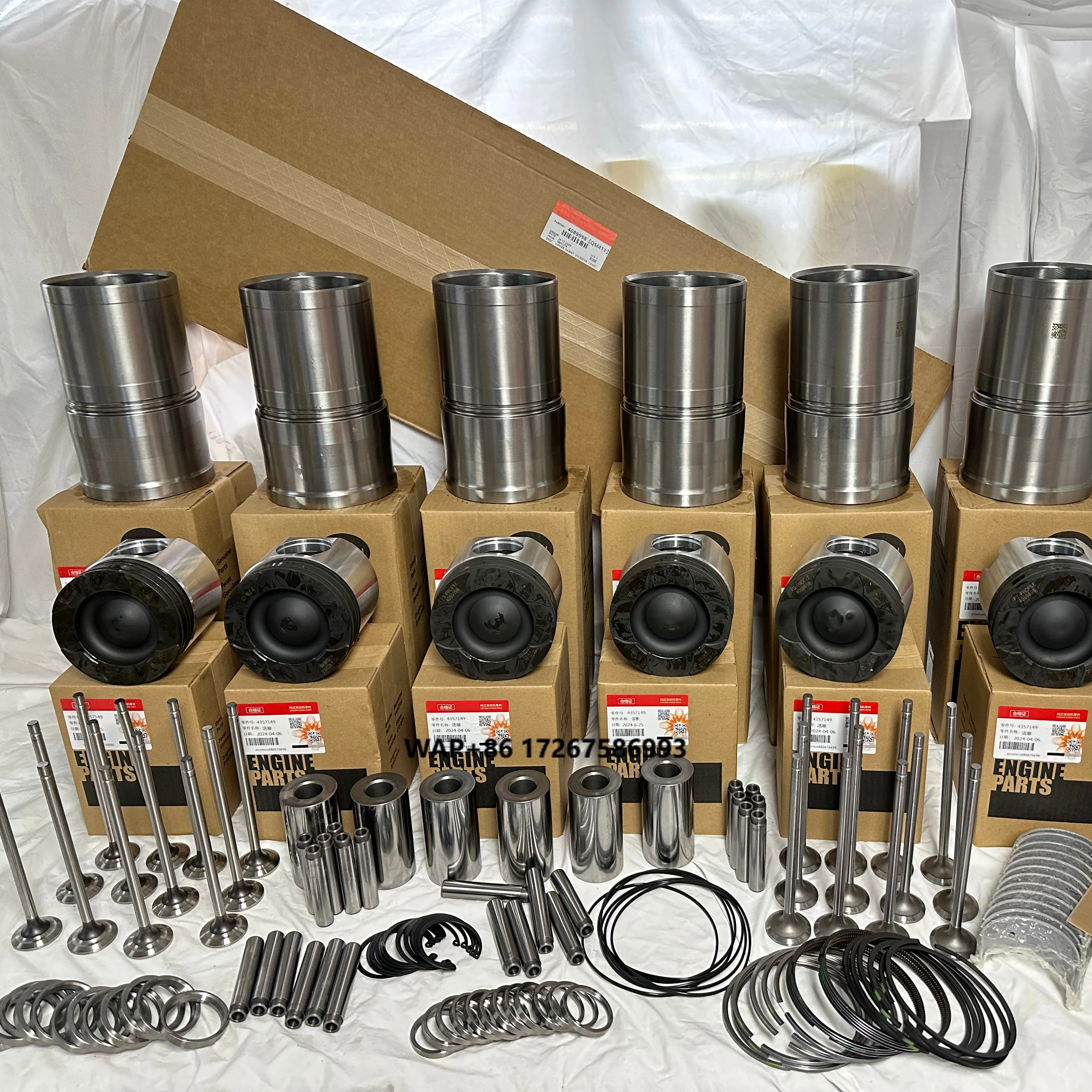 

OEM Quality Construction Machinery Spare Parts for Cummins QSM11 ISM11 Overhaul Kit Gasket Cylinder Head Zexel Pump