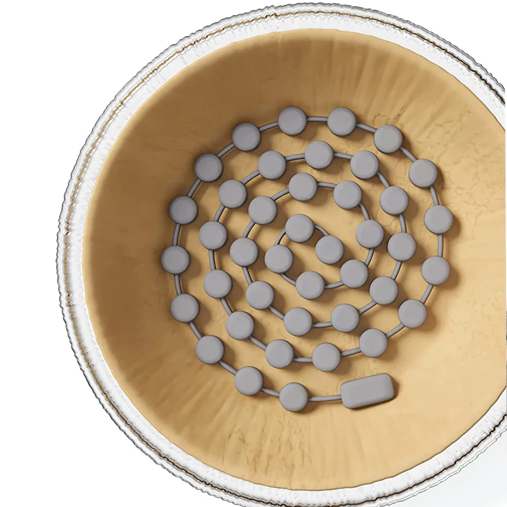 

Silicone Chain Coaster Pot Holder Insulated Mat Practical Multi Use Elegant Dinner Backdrop Baking Pie Crust Weights