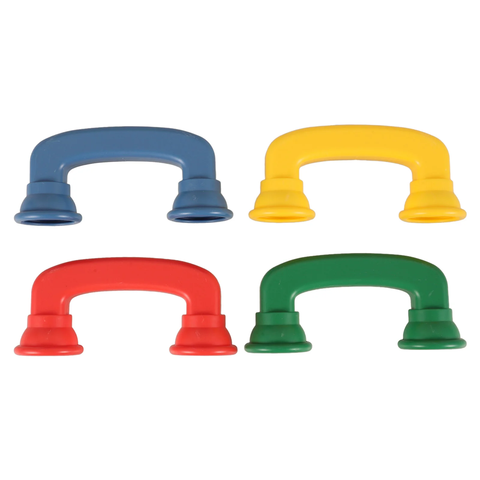 4 Pcs Small Earphone Toy Whisper Decorative Tool Telephone Receiver Abs Colorful Phones for Kids Brightly Colored Sturdy Smooth