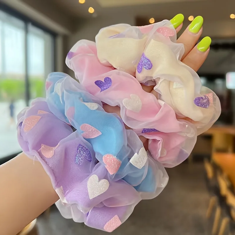 pacote-com-4-scrunchies-em-cores-aleatorias-scrunchies-de-malha-em-formato-de-coracao-estilo-menina-energetica-scrunchies-de-coracao-brilhantes-scrunchies-de-organza-de-camada-dupla-elasticos-de-cabelo-de-alta-qualidade-para-mulheres-estilo-floresta
