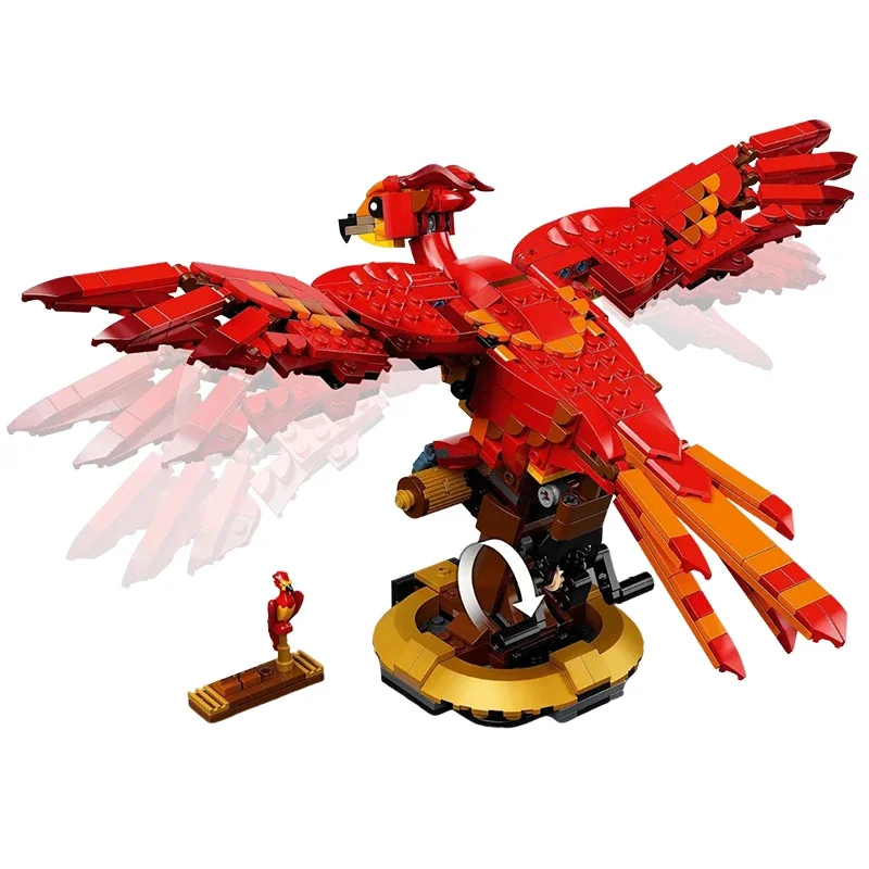 597 قطعة لعبة الفيلم السحري فينيكس نموذج فوكس التعليمية تجميع الطيور نموذج الطوب لعب للأطفال البالغين هدايا عيد الميلاد عيد الميلاد #4