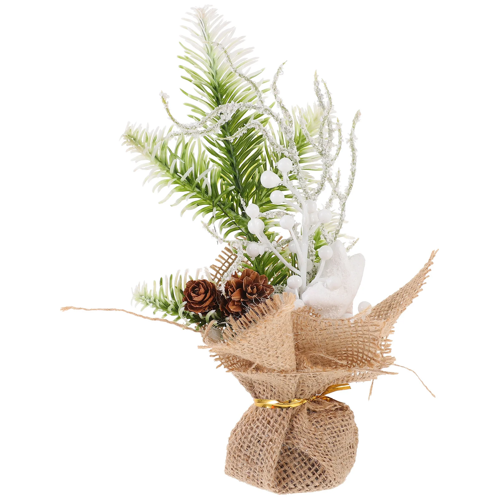 

Burlap Pe Christmas Tree Decor L Size Creative Xmas Adornment Stylish Home Office Store Increase Festive