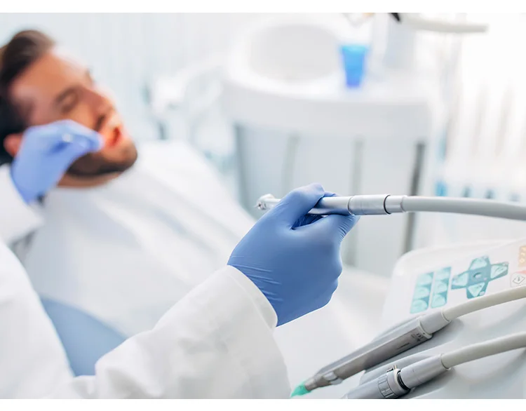 AZDENT Dental LED-Faseroptik-Hochgeschwindigkeits-Handstück, passend für KAVO Standardkopf, 4-fach Wasserspray, Keramiklager, Druckknopf-Werkzeug – Detail 7