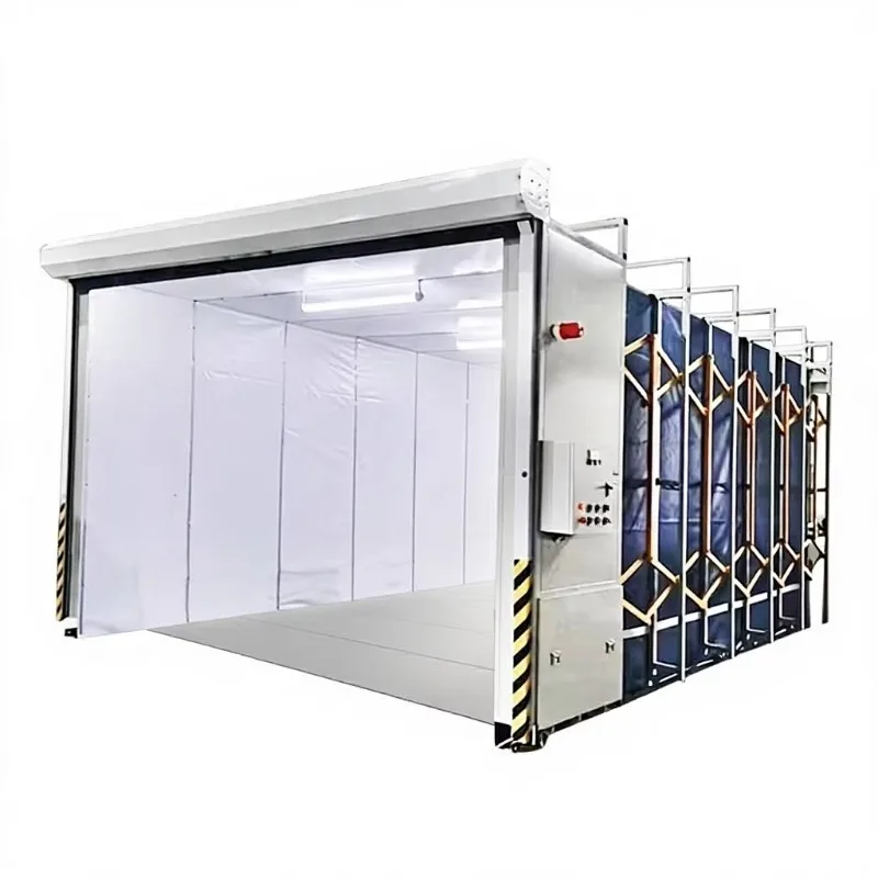 Specializing in the production of telescopic mobile and telescopic spray chambers for large workpieces