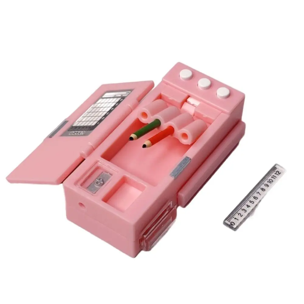 Estojo de lápis para casa de bonecas em miniatura, cena simulada, design realista, modelo de casa de brincar, multifuncional, mini caixa de papelaria