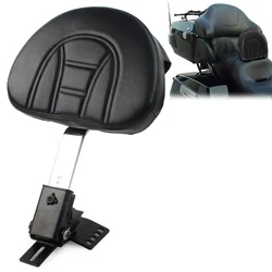 Motorcycle Driver Backrest Pad w/ Pocket for Harley Davidson Touring Electra Street Glide FLHT FLTR FLHR FLHX 1988-2020