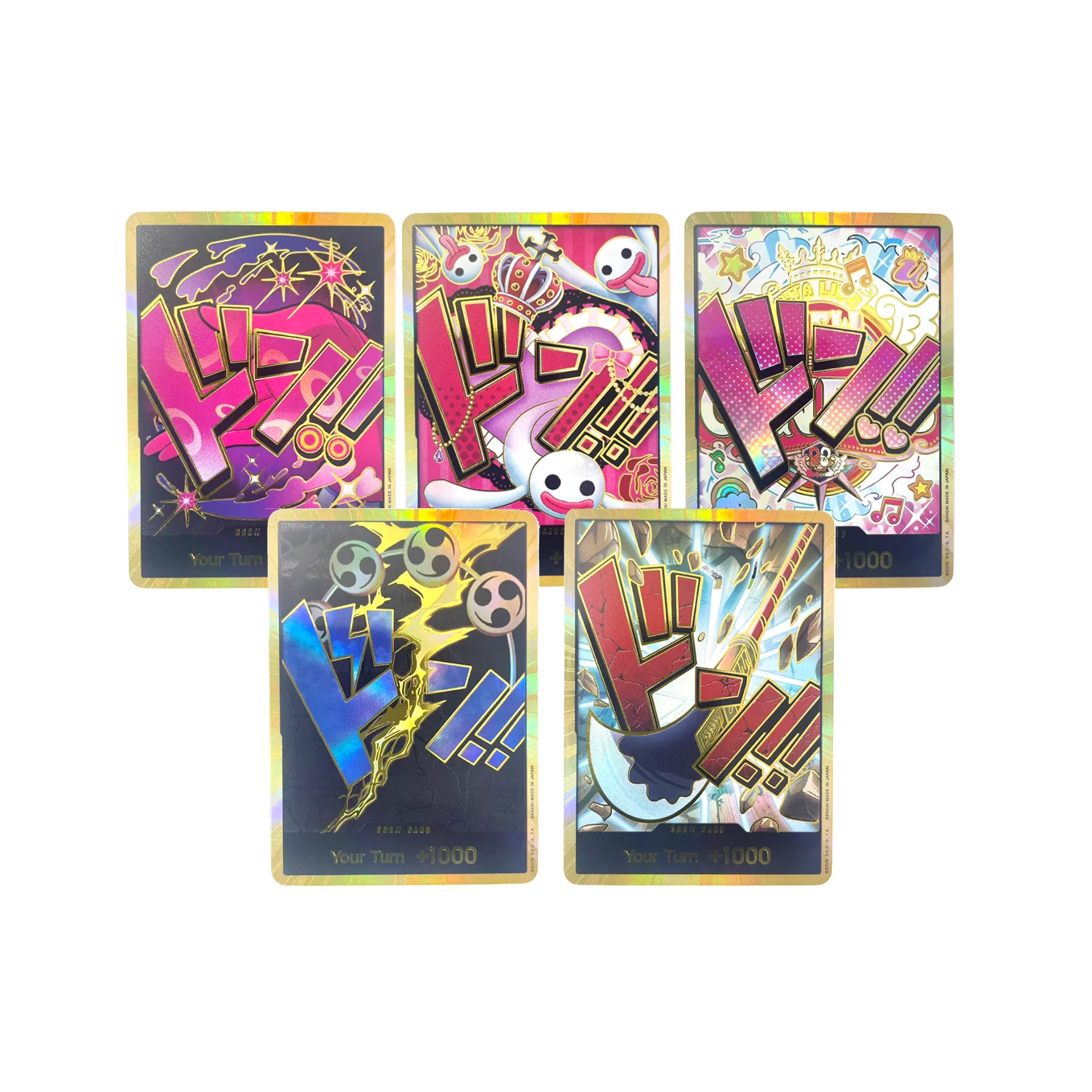 

One Piece OPCG English Golden DON Card English DIY Uta Reiju Enel Whitebeard Perona