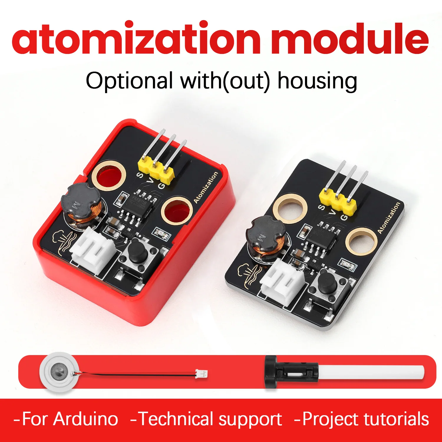 1 Set Keyestudio Atomization Module For Arduino/Microbit/Raspberry Pi Project Compatible With Lego DIY Electronic Building Block