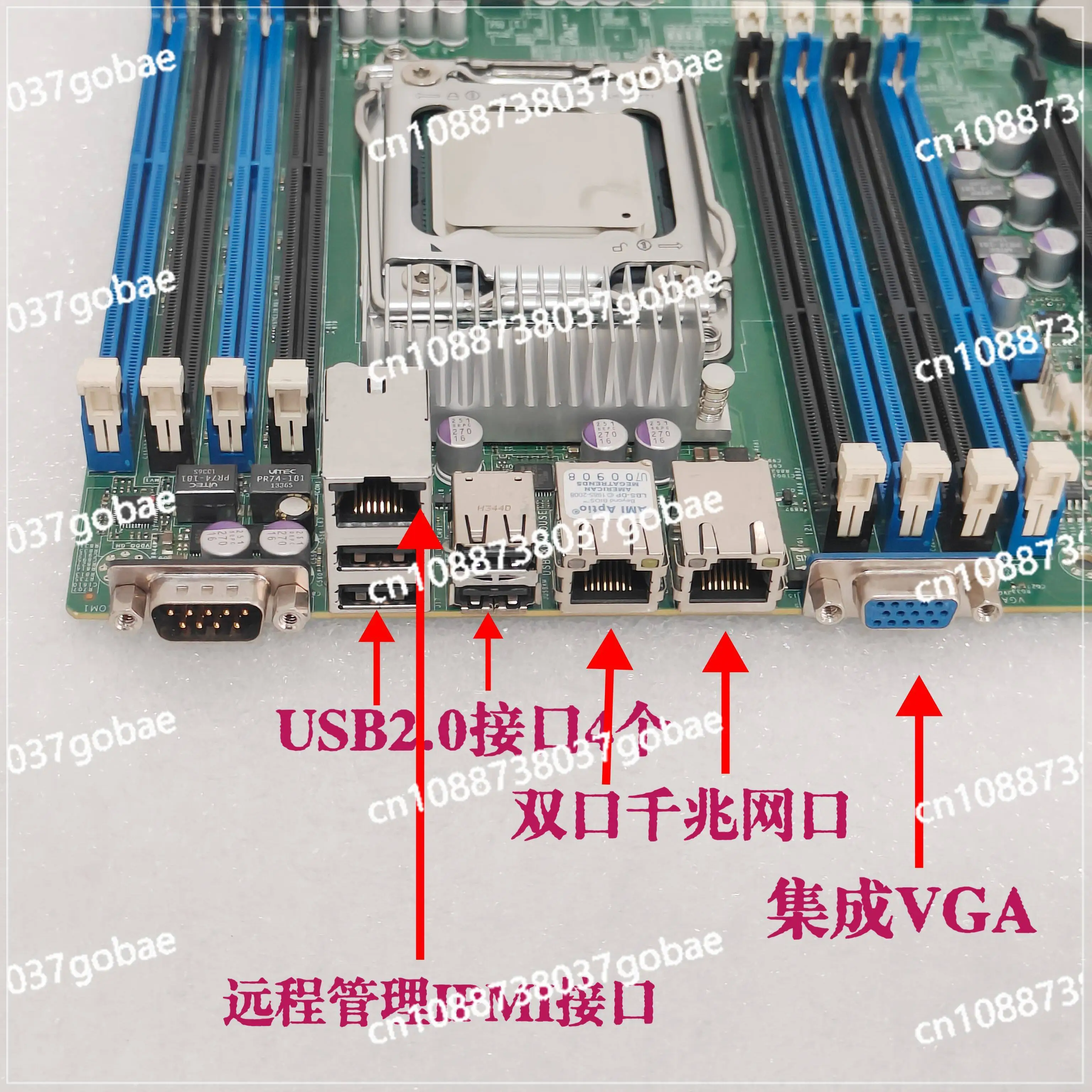 Dual X99 main board X10DRL-I X10DRI DAI E5 V3V4 home silent E-ATX main board