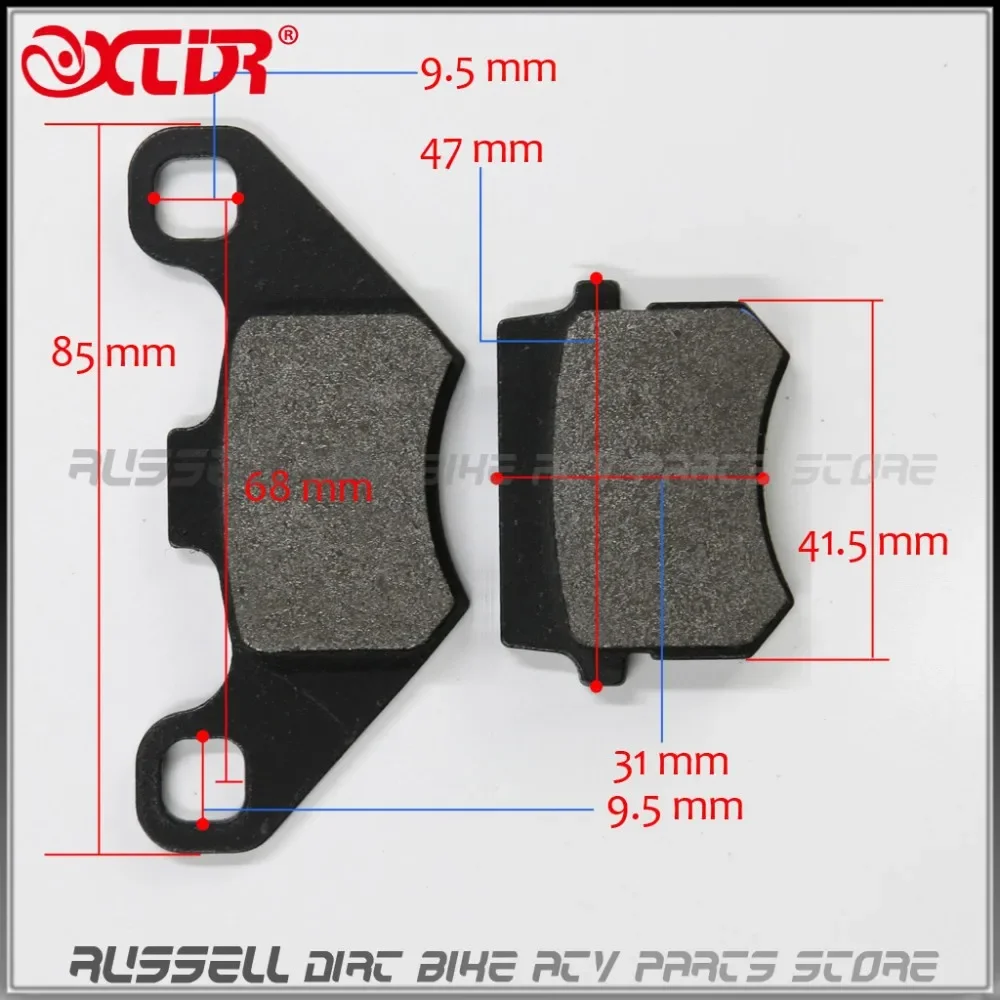 

Brake Pads Pad For APACHE BASHAN ATV Quad DIRT Pit BIKE 50cc - 250cc most chinese Taotao Sunl Kazuma Spare parts Accessories