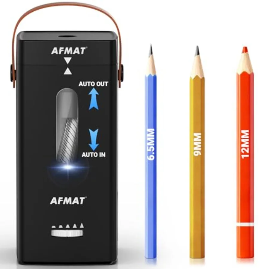 

Электрическая точилка для карандашей, полностью автоматическая, с автоматической подачей и выталкиванием, перезаряжаемая, без участия рук, для больших и обычных карандашей
