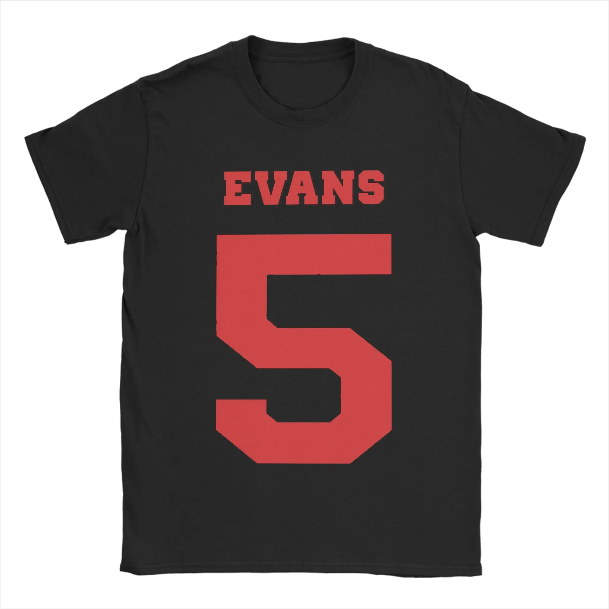 Mike Evans Rugby Number 5 Tshirts Men Cotton Clothes Casual  Round Neck Short Sleeve