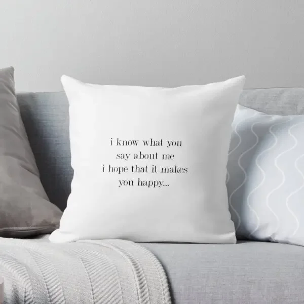 Joshua Bassett Lie Lie Lie  Printing Throw Pillow Cover Soft Hotel Sofa Anime Wedding Waist Car Pillows not include One Side