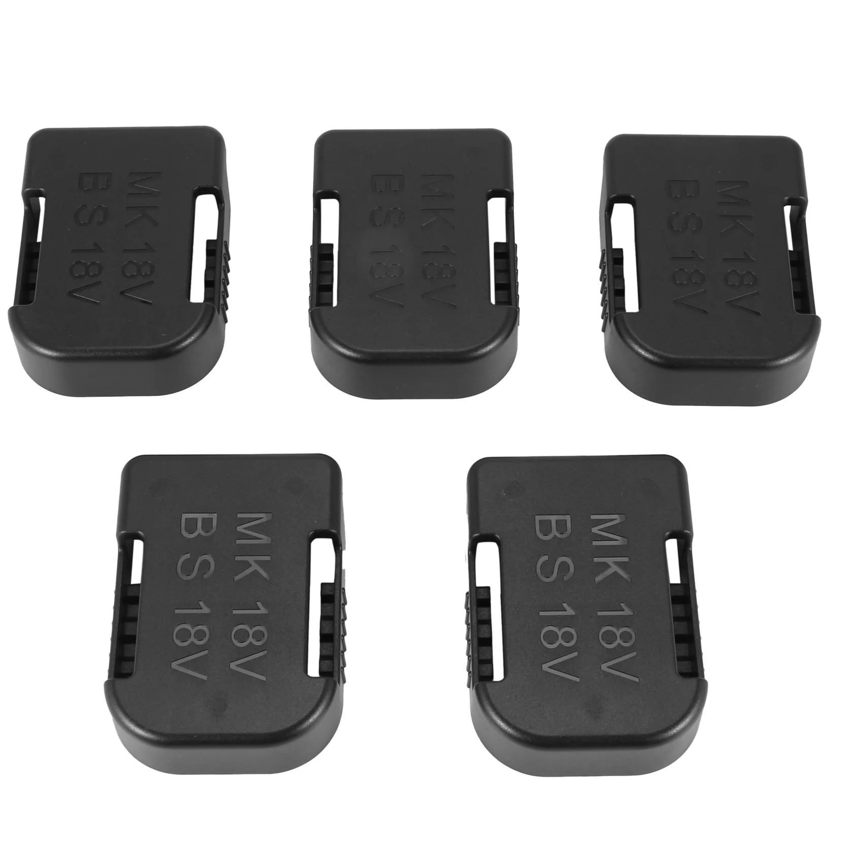 

ABAH-20Pcs Battery Storage Rack Battery Holder Case For 18V Fixing Devices(Black)
